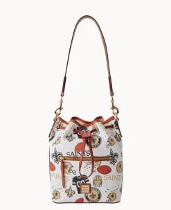 Dooney & Bourke Game Day Ready|Printed Fabric<NFL Drawstring SAINTS