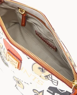 Dooney & Bourke Game Day Ready|Printed Fabric<NFL Suki Crossbody SAINTS