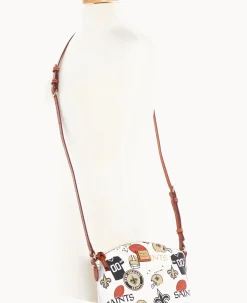 Dooney & Bourke Game Day Ready|Printed Fabric<NFL Suki Crossbody SAINTS