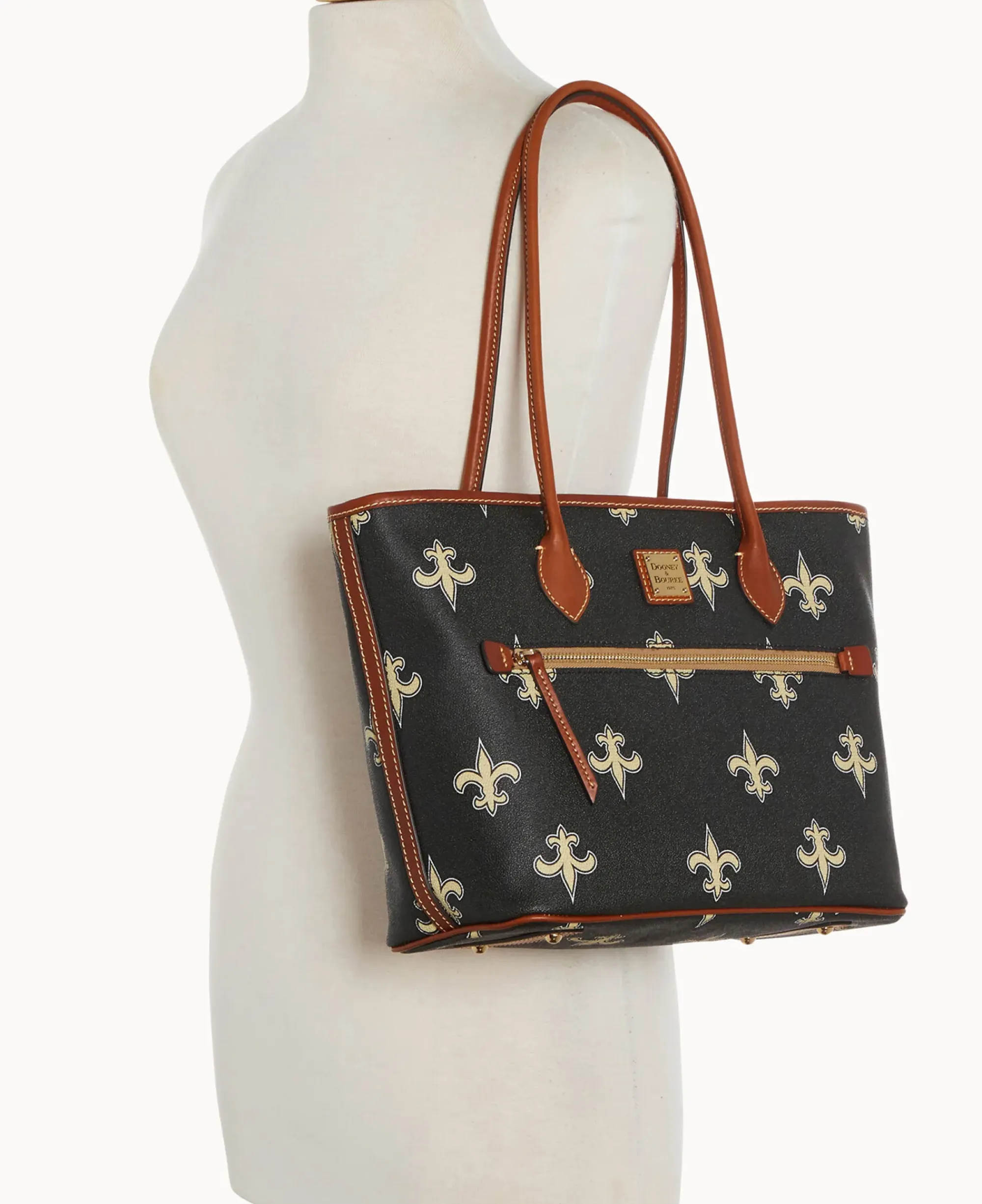 Dooney & Bourke Game Day Ready|Printed Fabric<NFL Tote Saints