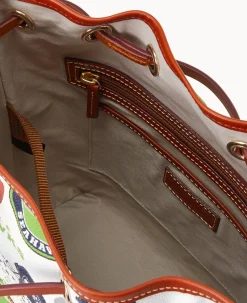 Dooney & Bourke Game Day Ready|Printed Fabric<NFL Drawstring SEAHAWKS