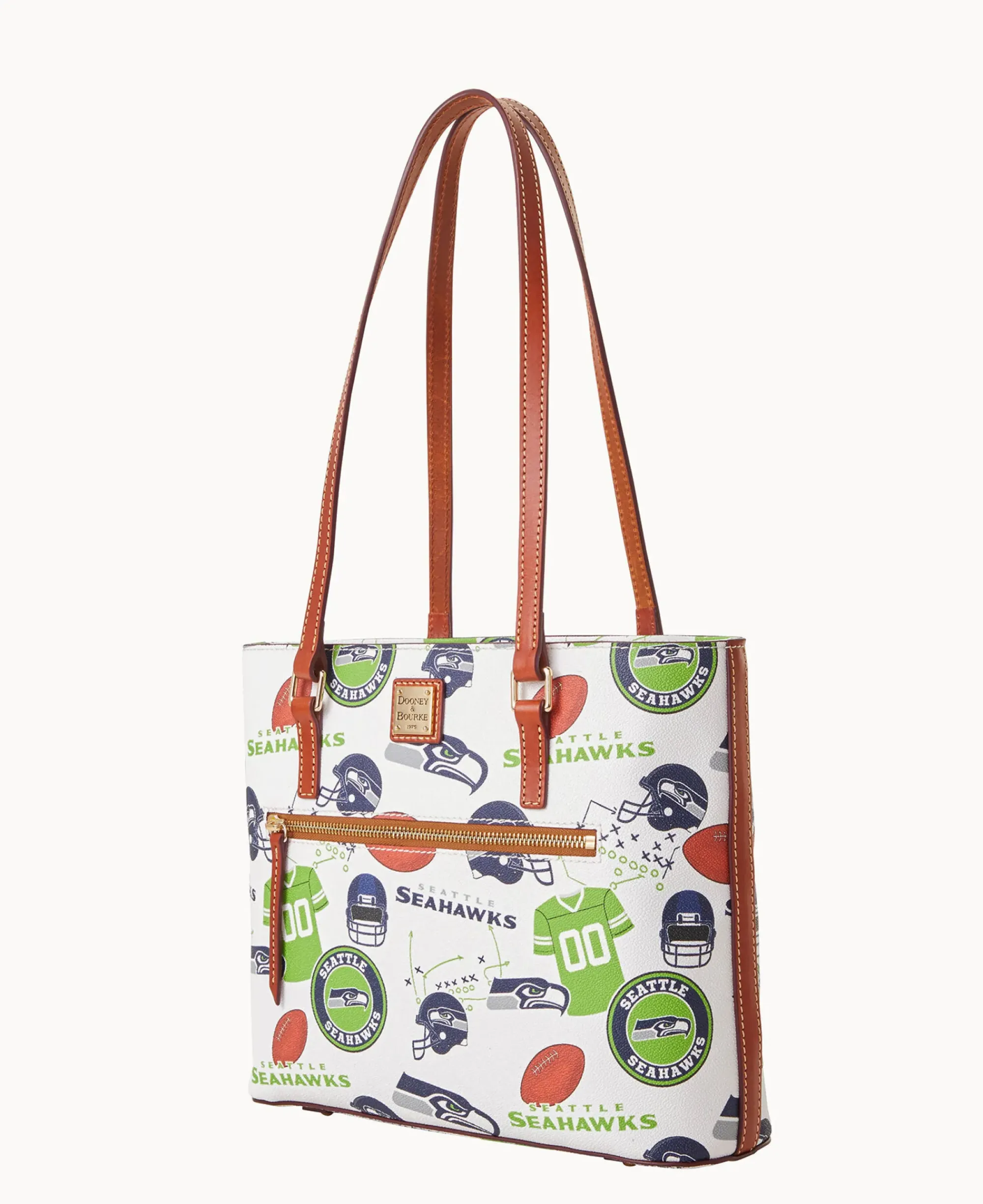 Dooney & Bourke Game Day Ready|Printed Fabric<NFL Shopper SEAHAWKS