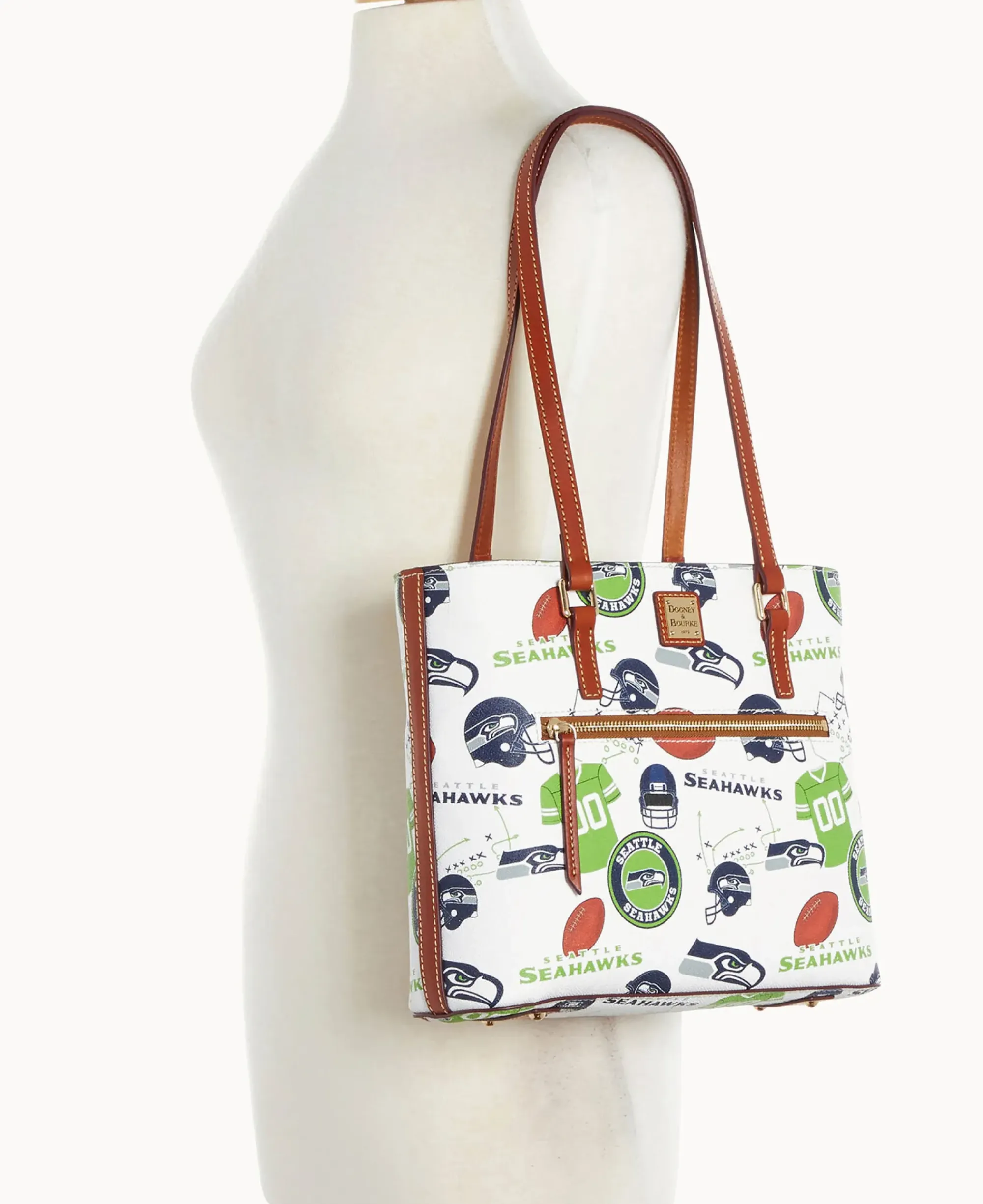 Dooney & Bourke Game Day Ready|Printed Fabric<NFL Shopper SEAHAWKS