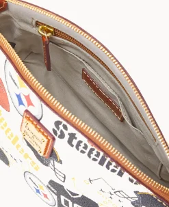 Dooney & Bourke Game Day Ready|Printed Fabric<NFL Suki Crossbody Steelers