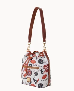 Dooney & Bourke Game Day Ready|Printed Fabric<NFL Drawstring TEXANS