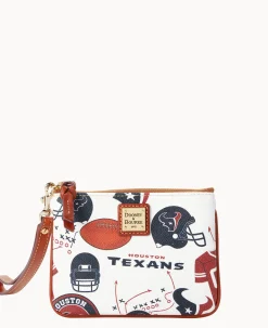 Dooney & Bourke Grab and Go|Wristlets<NFL Stadium Wristlet TEXANS
