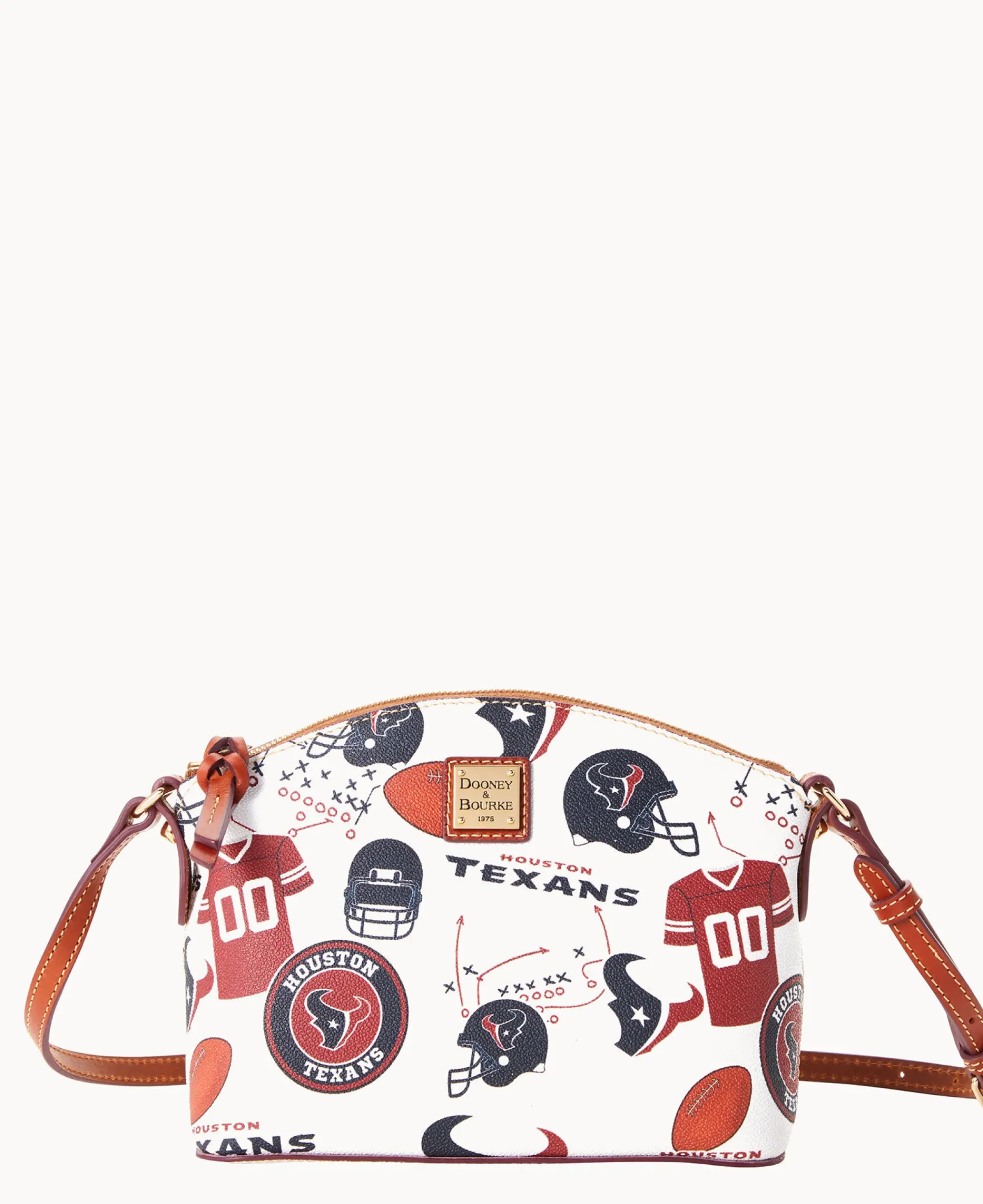 Dooney & Bourke Game Day Ready|Printed Fabric<NFL Suki Crossbody TEXANS