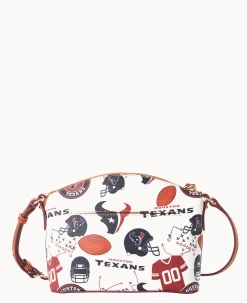 Dooney & Bourke Game Day Ready|Printed Fabric<NFL Suki Crossbody TEXANS