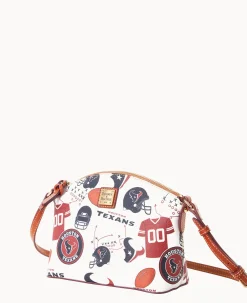 Dooney & Bourke Game Day Ready|Printed Fabric<NFL Suki Crossbody TEXANS