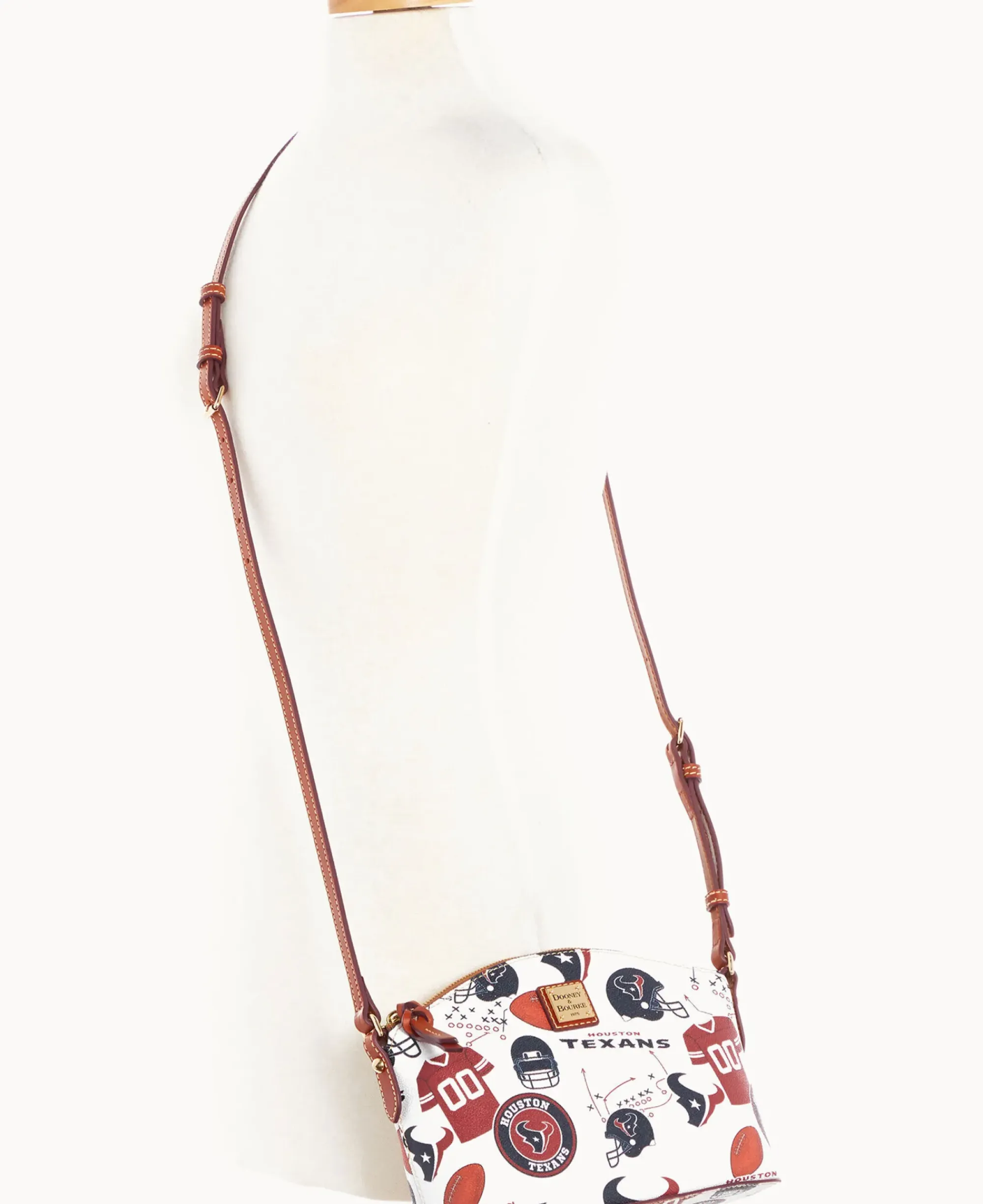 Dooney & Bourke Game Day Ready|Printed Fabric<NFL Suki Crossbody TEXANS
