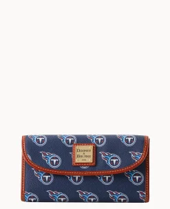 Dooney & Bourke Grab and Go|Clutches<NFL Continental Clutch TITANS