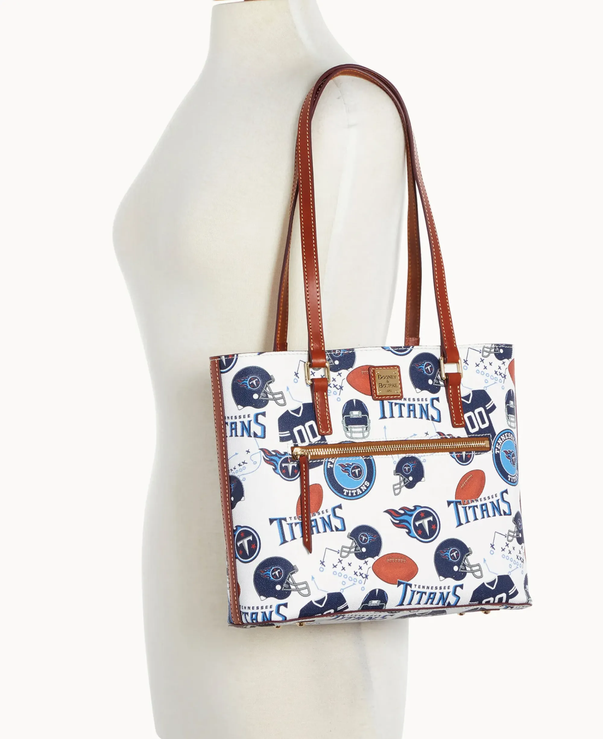 Dooney & Bourke Game Day Ready|Printed Fabric<NFL Shopper TITANS