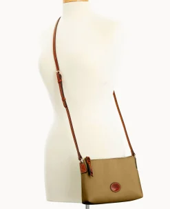 Dooney & Bourke Spring Style|Nylon<Nylon Crossbody Pouchette Khaki