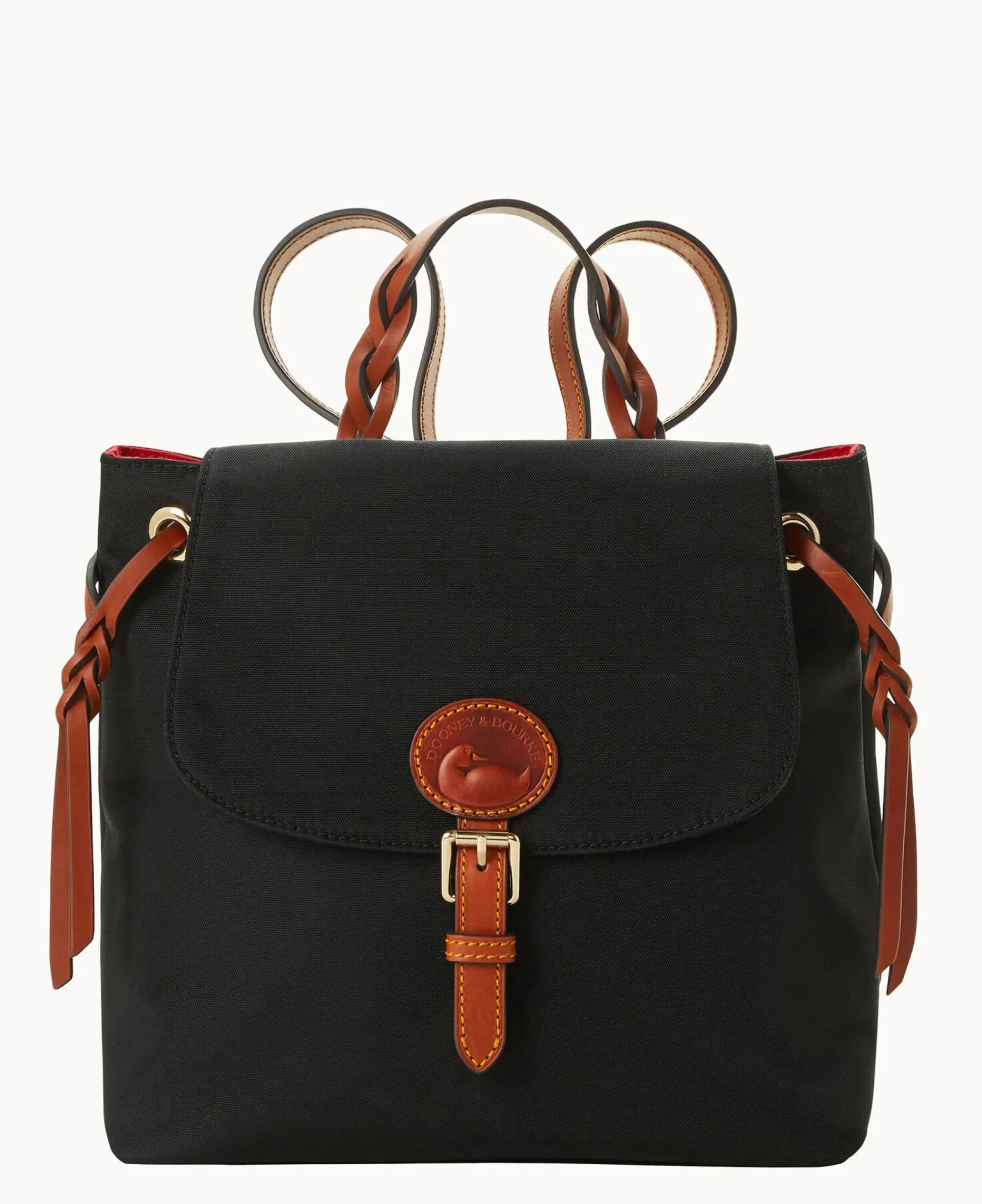 Dooney & Bourke Spring Style|Ready For the Getaway<Nylon Flap Backpack Black