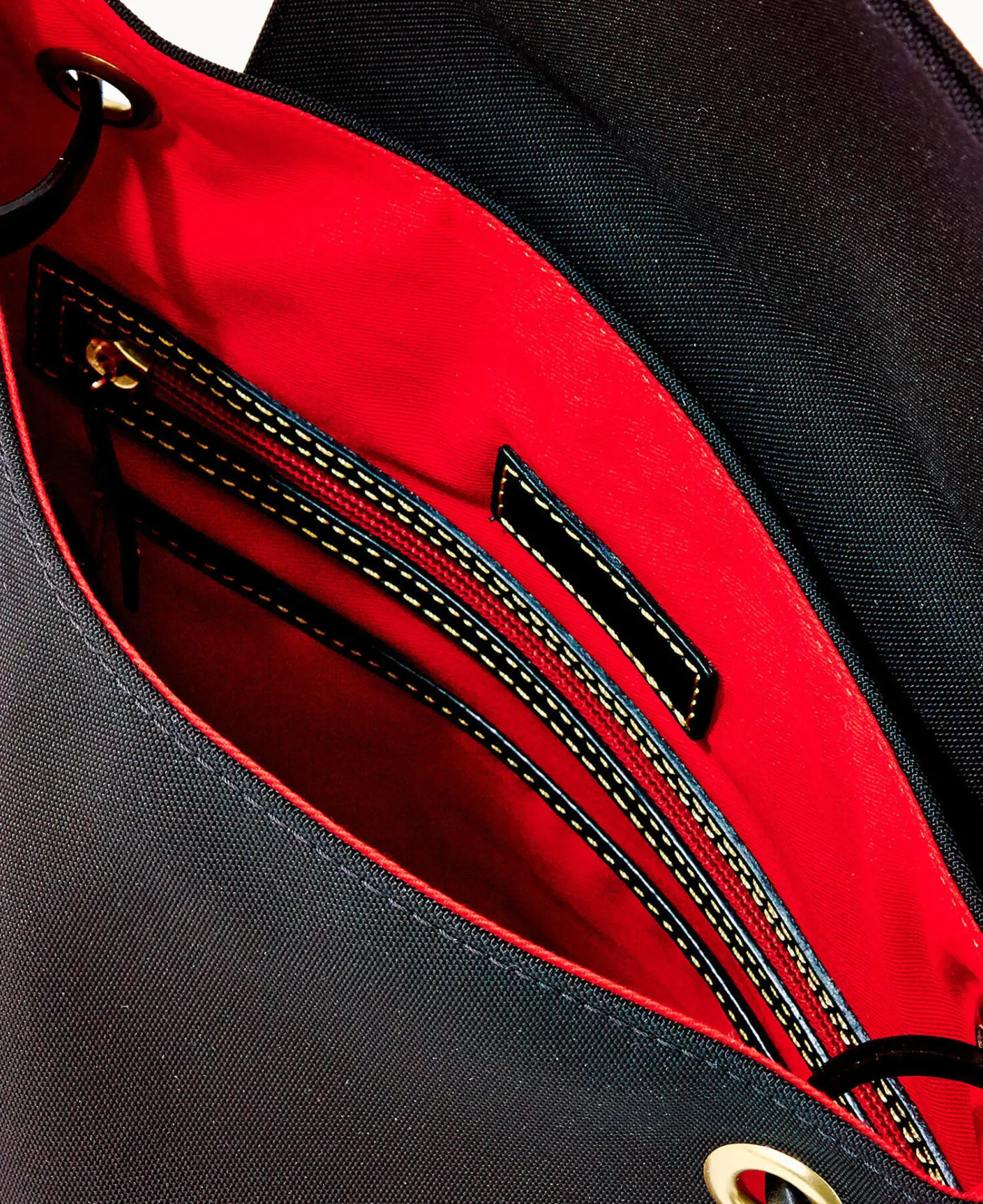Dooney & Bourke Spring Style|Ready For the Getaway<Nylon Flap Backpack Black Black