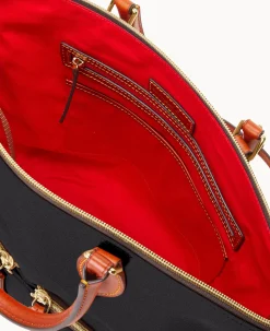 Dooney & Bourke Spring Style|Ready For the Getaway<Nylon Large Pocket Satchel Black
