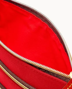 Dooney & Bourke Spring Style|Nylon<Nylon North South Triple Zip Red