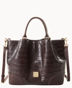 Dooney & Bourke Ready For the Getaway|Exotic Leather<Oakdale Brenna Espresso