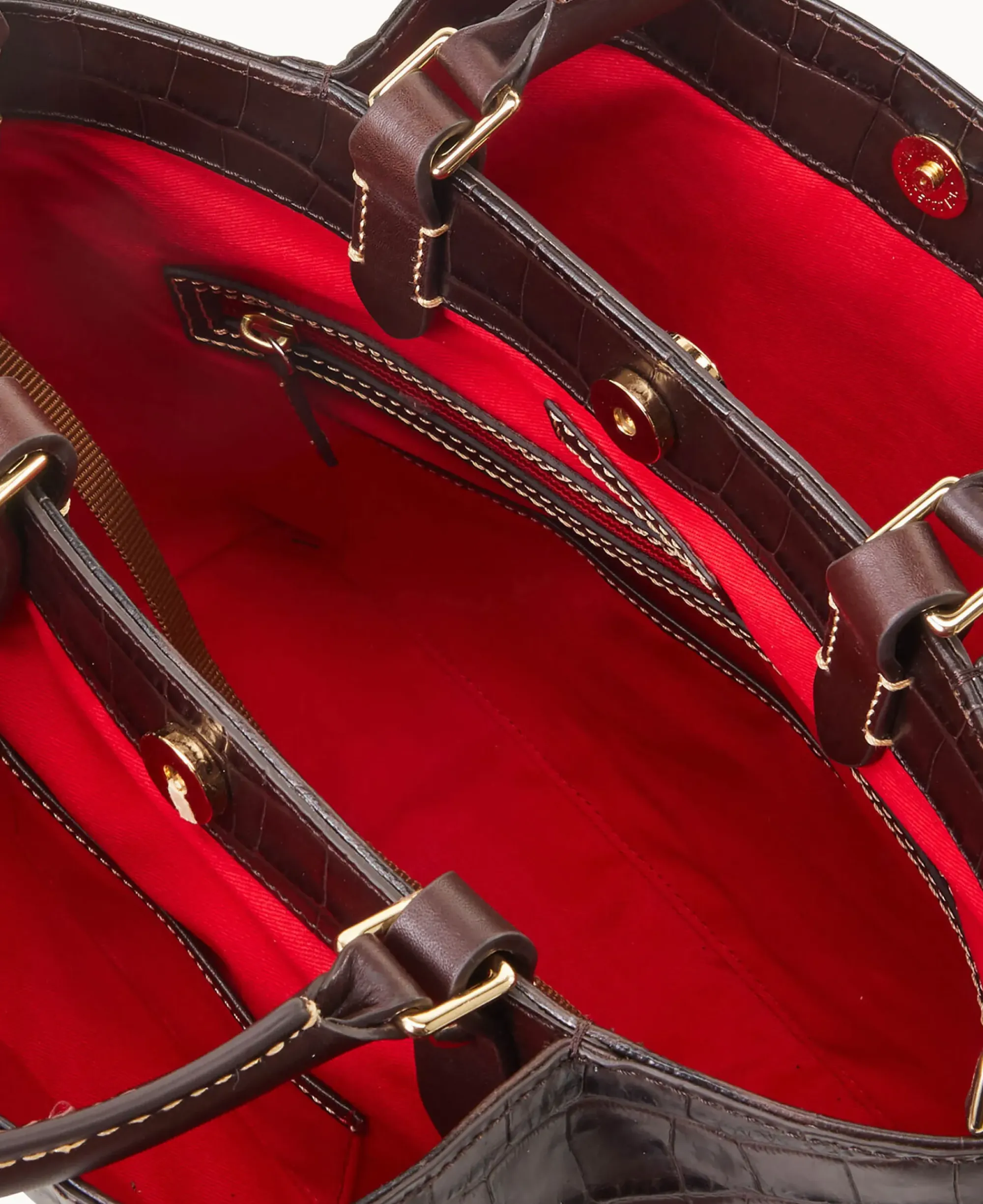 Dooney & Bourke Ready For the Getaway|Exotic Leather<Oakdale Brenna Espresso