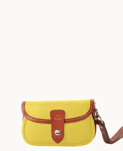 Dooney & Bourke Grab and Go|Wristlets<Oncour Cabriolet Flap Wristlet Yellow