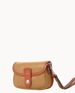 Dooney & Bourke Grab and Go|Wristlets<Oncour Cabriolet Flap Wristlet Tan