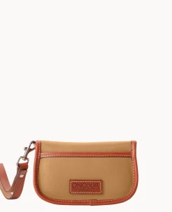 Dooney & Bourke Grab and Go|Wristlets<Oncour Cabriolet Flap Wristlet Tan