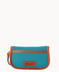 Dooney & Bourke Grab and Go|Wristlets<Oncour Elba Flap Wristlet Ice Blue