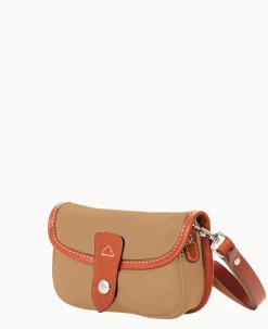 Dooney & Bourke Grab and Go|Wristlets<Oncour Elba Flap Wristlet Taupe