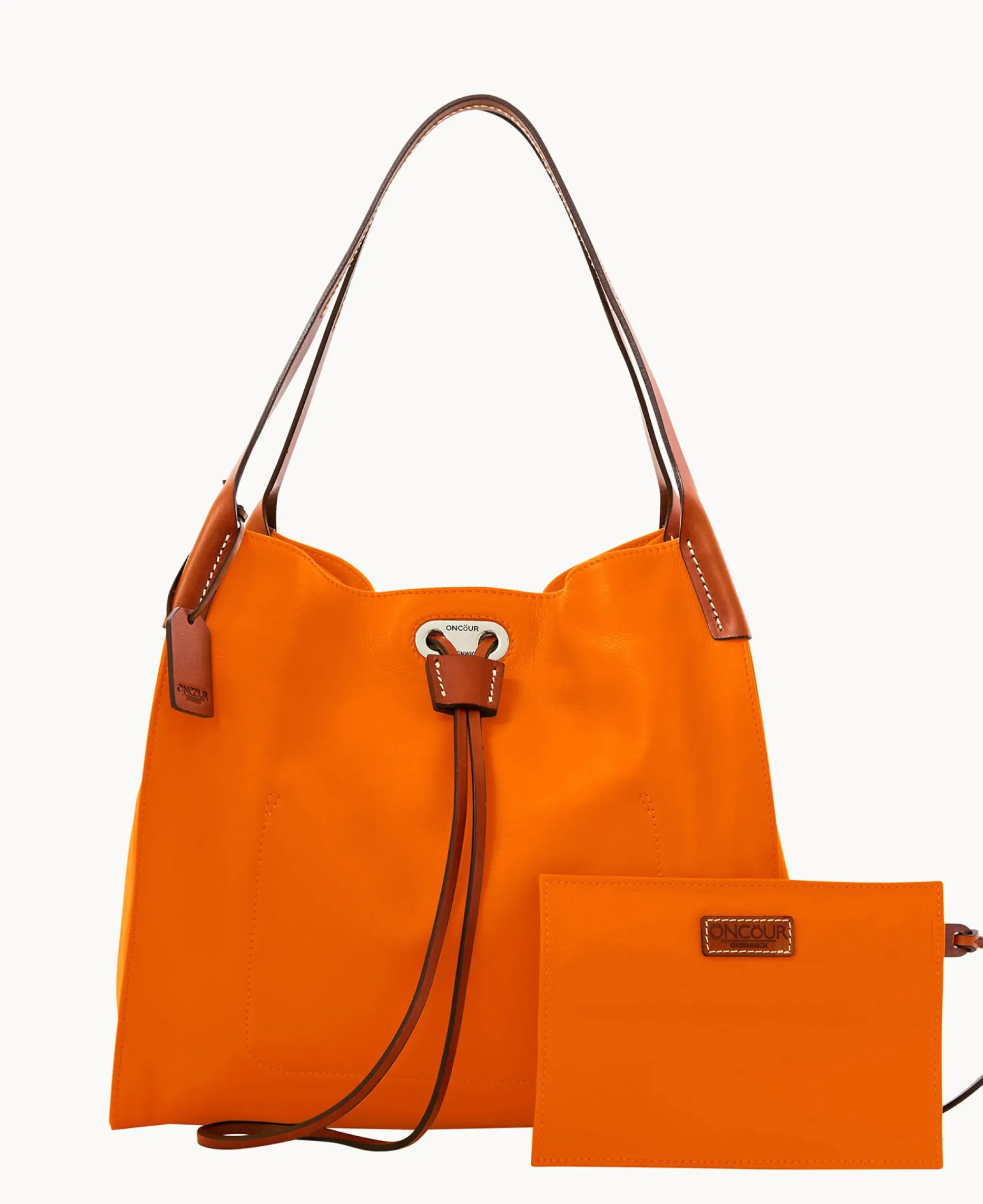 Dooney & Bourke Ready For the Getaway|Smooth Leather<Oncour Elba Full Up Two Tangerine