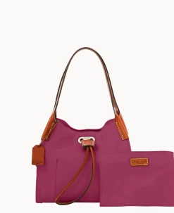 Dooney & Bourke Ready For the Getaway|Smooth Leather<Oncour Elba Mini Full Up Two Fuchsia