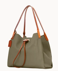 Dooney & Bourke Ready For the Getaway|Smooth Leather<Oncour Elba Small Full Up Two Smoke