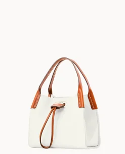 Dooney & Bourke Ready For the Getaway|Smooth Leather<Oncour Elba Tiny Full Up White