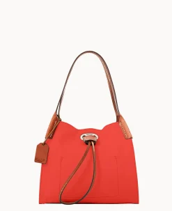 Dooney & Bourke Smooth Leather|Mini Bags<Oncour Roux Polo Mini Full Up Two Persimmon