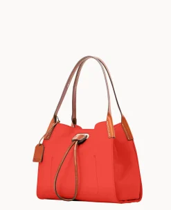 Dooney & Bourke Smooth Leather|Mini Bags<Oncour Roux Polo Mini Full Up Two Persimmon