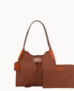 Dooney & Bourke Smooth Leather|Mini Bags<Oncour Roux Polo Mini Full Up Two Taupe