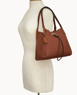 Dooney & Bourke Smooth Leather|Mini Bags<Oncour Roux Polo Mini Full Up Two Taupe