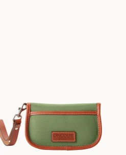 Dooney & Bourke Grab and Go|Wristlets<Oncour Twist Flap Wristlet Grass