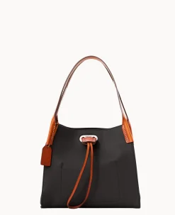 Dooney & Bourke Ready For the Getaway|Textured Leather<Oncour Twist Mini Full Up Black