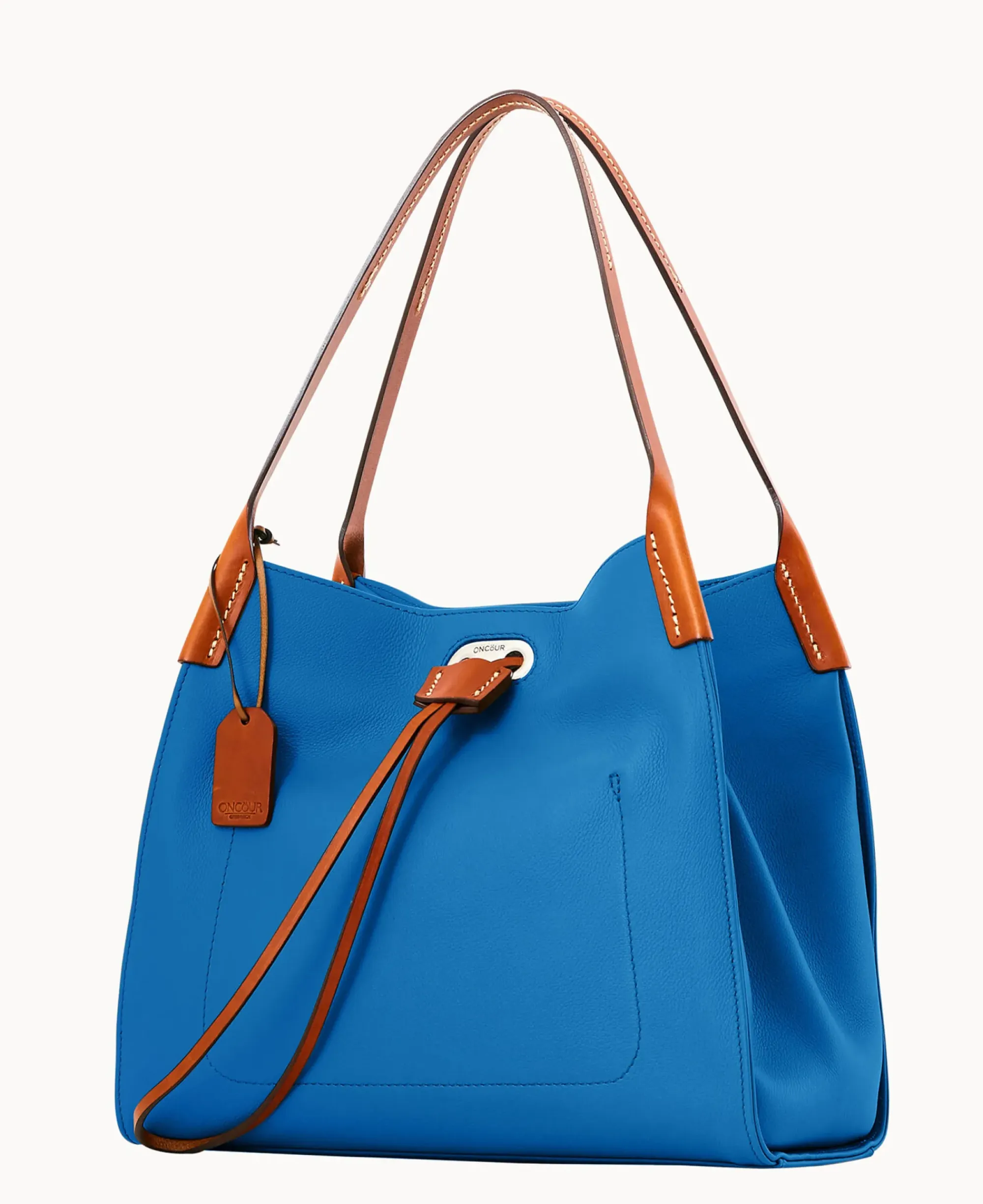 Dooney & Bourke Ready For the Getaway|Textured Leather<Oncour Twist Small Full Up Dusty Blue