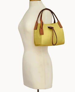 Dooney & Bourke Ready For the Getaway|Textured Leather<Oncour Twist Tiny Full Up Butter