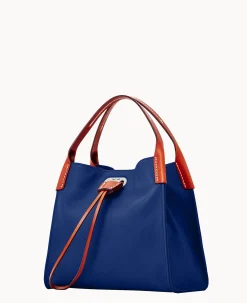 Dooney & Bourke Ready For the Getaway|Smooth Leather<Oncour Victoria Mini Full Up Blue