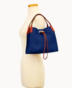 Dooney & Bourke Ready For the Getaway|Smooth Leather<Oncour Victoria Mini Full Up Blue