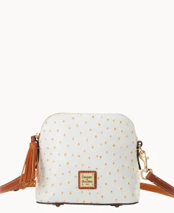 Dooney & Bourke Exotic Leather|Mini Bags<Ostrich Domed Crossbody Bone