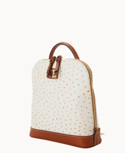 Dooney & Bourke Ready For the Getaway|Exotic Leather<Ostrich Pod Backpack Bone