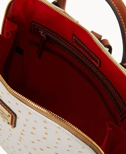 Dooney & Bourke Ready For the Getaway|Exotic Leather<Ostrich Pod Backpack Bone