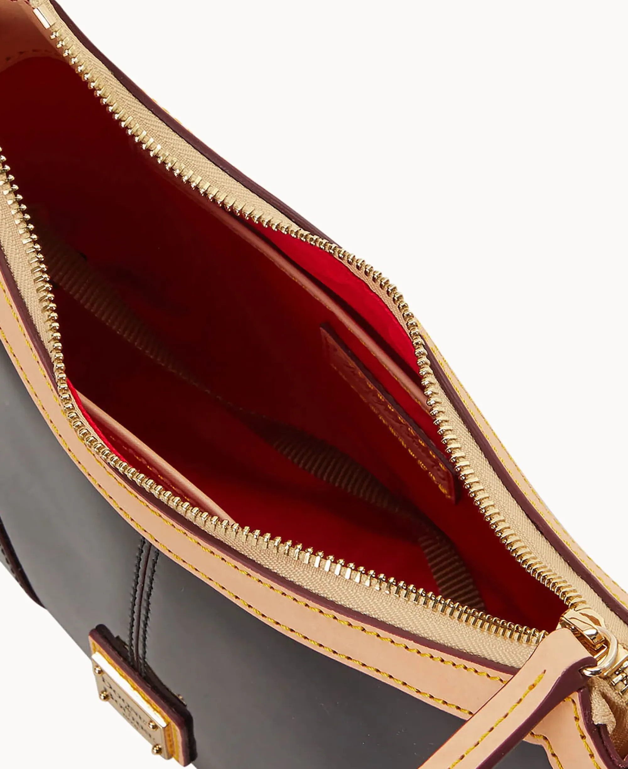 Dooney & Bourke Smooth Leather|Shoulder Bags<Patent Baguette Black