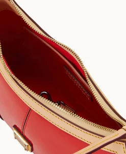 Dooney & Bourke Smooth Leather|Shoulder Bags<Patent Baguette Red
