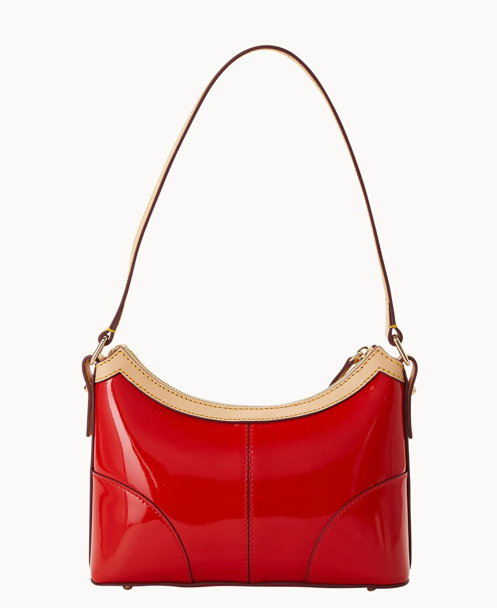 Dooney & Bourke Smooth Leather|Shoulder Bags<Patent Baguette Red