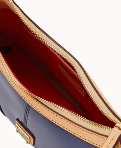 Dooney & Bourke Smooth Leather|Shoulder Bags<Patent Baguette Indigo