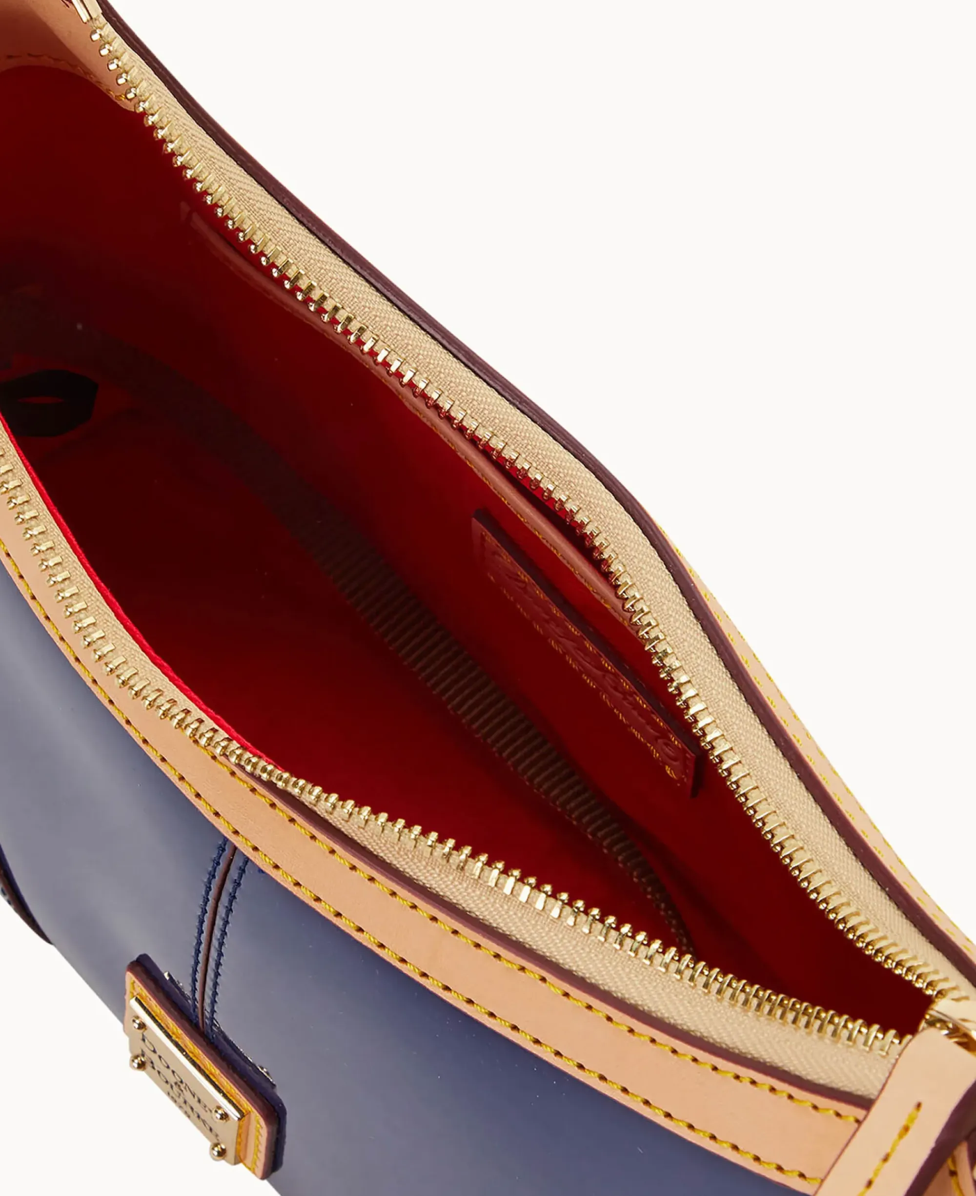 Dooney & Bourke Smooth Leather|Shoulder Bags<Patent Baguette Indigo